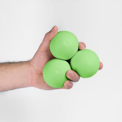Jongleerballen Set - Oefenballen - Behendigheid Trainen - Zacht en Duurzaam - 67 mm 135 gr - Fosforescerend