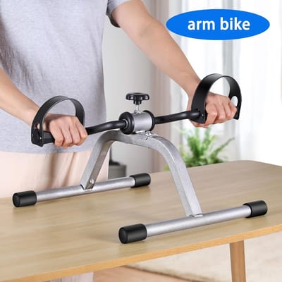 Thijox - Pedaal-hometrainer - Mini-hometrainer voor Been- en Armhersteloefeningen - Lichtgewicht Draagbare Vloerfiets - Perfect voor Thuisgebruik, Kan