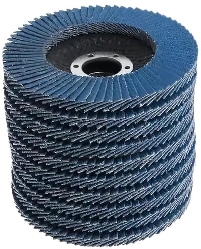 Lamellenschijven - Slijpschijven - Oppervlakken Afwerken - Duurzaam Zirkonia Aluminiumoxide - 5 Stuks 125mm - Bruin