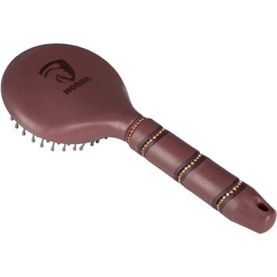 Horka - Staart en Manen Borstel Diamant - Deep Ruby