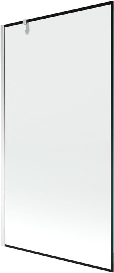 Mexen Next 1-delige douchescherm 100 x 150 , zwart frame, chroom - 895-100-000-00-70-01