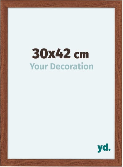 Your Decoration - Fotolijst 30x42 cm - MDF - Walnoot - Como