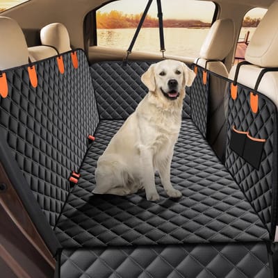 Honden Autostoelhoes - Hondenmat Auto Hondenhangmat - Reizen met Huisdier - Waterdicht en Krasbestendig - Universeel - Zwart
