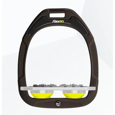 Ultra Grip Plat Steigriemen Bruin/grijs/geel Flex-On Green Composite