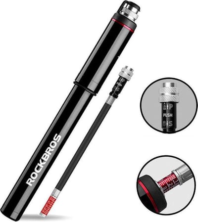 PRO Fietspomp MINI - High Pressure 150 Psi - Schrader & Prest Ventielen - Fietspompen Racefiets - Fiets - Mtb - Ebike
