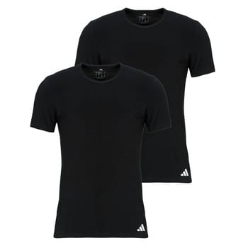 adidas Sportswear 2PK Crew Neck Shirt - Active Flex Cotton - Onderbroek Mannen - 2x zwart