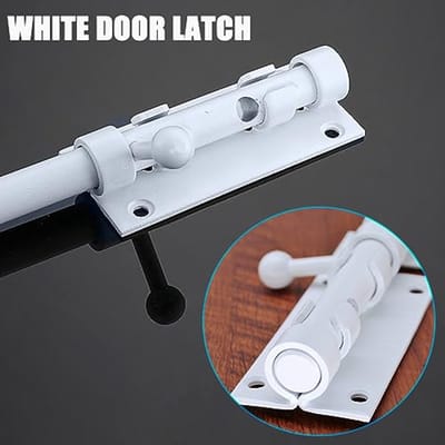 Zware Slide Gate Latch Bolt - Veiligheid Deurslot met Hangslotgat, 304 Roestvrij Staal