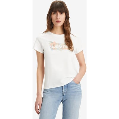 Levi's The T-shirt Ecru Größe: XS | Hemden Outlet | Damen | Braun