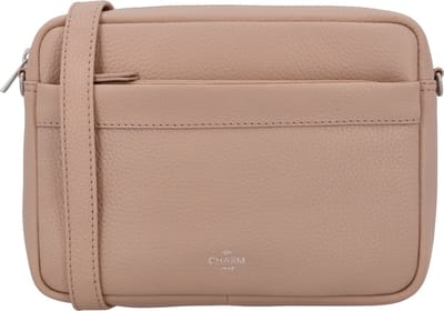 Charm London Washington Schoudertas - Camerabag - Leer - Crossbody - Leren Dames Tas - Oudroze