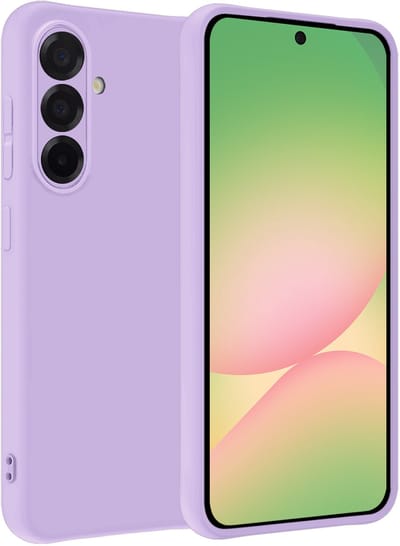 Hoesje Geschikt voor Samsung Galaxy A56 - Sterk & Shockproof - Hoes Cover - Siliconen Case - Lila