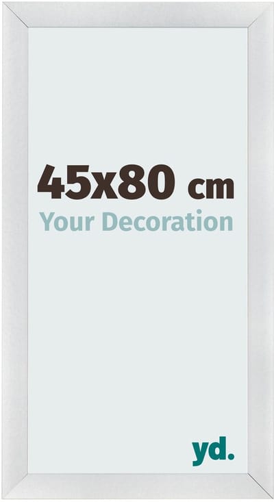 Your Decoration - Fotolijst 45x80 cm - MDF - Zilver Mat - Pisa
