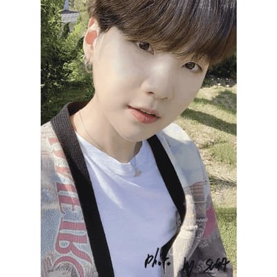 BTS (BangTan-jongens) 3D-ansichtkaart Be 7 leden, foto Lenticulair