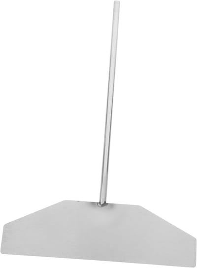 Roestvrijstalen Spatel - Pannenkoekenmes Crêpespreider - Beslag Verdelen - Ergonomisch Ontwerp - 20 cm - Zilver