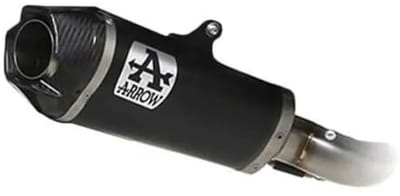 Arrow Works Nichrom Dark With Carbon End Cap Yamaha Tracer 7 ´21-23 Gehomologeerde Uitlaatdemper Zilver Homologated