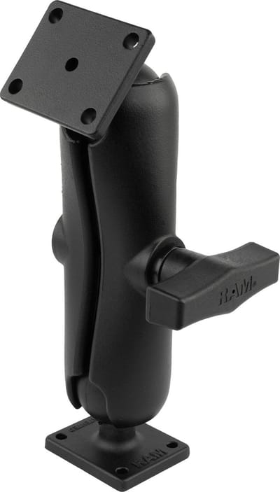Dubbele kogelbevestiging met rechthoekige AMPS-platen - C-maat medium RAM-141U