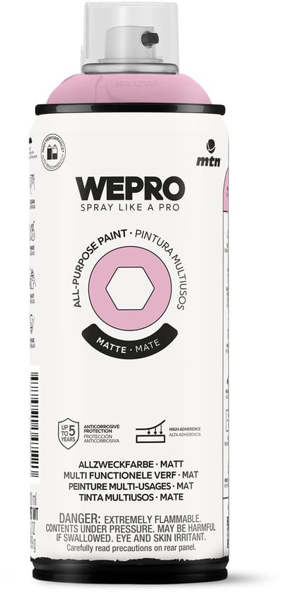 Spuitbus Roze Sakura Mat MTN WEPRO ALL-PURPOSE PAINT 400ML