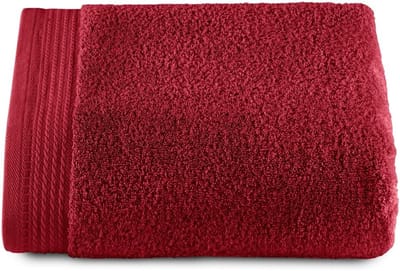 Famanu - Premium – grote badhanddoeken – 1 grote douchehanddoeken – 100 x 150 cm – 100% katoen – 600 g – granaatrood
