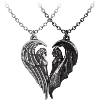 Alchemy Gothic - Gothic Halsketting - Dark Chemical Companions - zwart-zilverkleurig