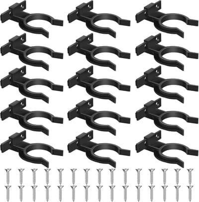 Duurzame Clips voor Keukenplinten, 15 Stuks met 30 Schroeven, Geschikt voor Meubels, Badkamer en Vloeren, 32 tot 36 mm