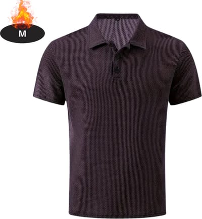 Livano Poloshirt Heren - T-Shirt Heren - Shirt - Overhemd - Polo Shirt - Paars - M