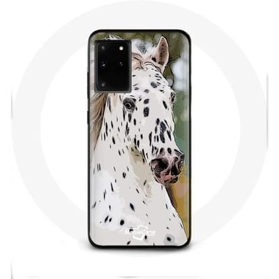 Hoesje voor Samsung Galaxy S11 Plus Appaloosa Wit Paard