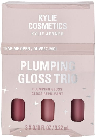 Kylie Jenner Kylie Cosmetics Plumping Gloss Trio 9.66 ml - Pink Trouble 3.22 ml /Rose Temptation 3.22 ml / Berry Kiss 3.22 ml