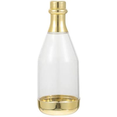 10 Pièces Boîte à Bonbons DIY Mariage Bouteille de Champagne Plastique Boîte Cadeau Hôte Boîte Cadeau de Fête pour Baby Shower Mariage Décoration de Fête beige