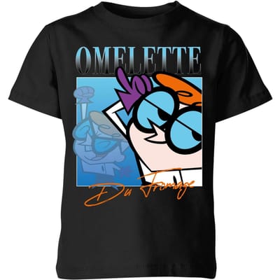 Cartoon Network Spin-Off Dexter's Laboratory 90s Photoshoot kinder t-shirt - Zwart - 146/152 (11-12 jaar)