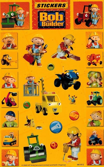 Stickers Bob de Bouwer