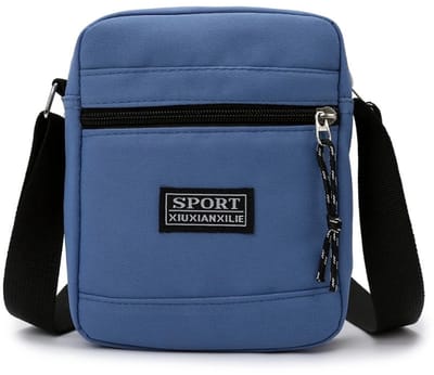 Livano Schoudertas - Dames - Heren - Crossbodytassen - Slingbag - Bag - Nektas - Nektasje - Messenger - Crossbody - Blauw