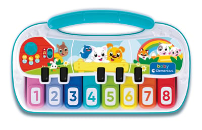 Clementoni - Babyspeelgoed - Dierenkeyboard - Piano - vanaf 18 maanden
