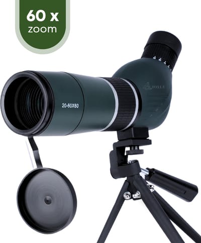 FOXLY Monokijker Spotting Scope 15-45x60 - monoculair verrekijker voor vogels - incl. statief