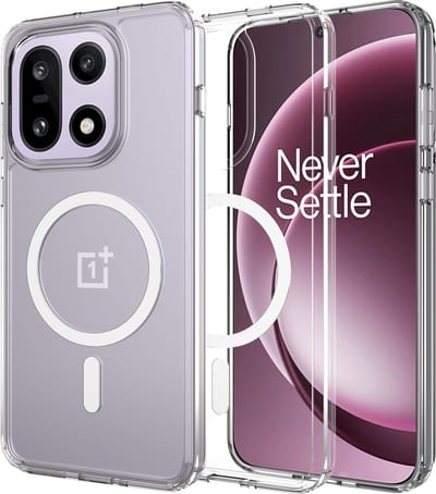 Just in Case hoesje geschikt voor OnePlus 15 - Compatibel met MagSafe - Military Grade Backcover - Transparant