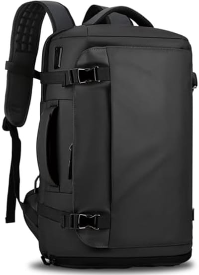 Reistas met USB - Laptoprugzak Handbagage - Weekend Reizen - TSA Vriendelijk Ontwerp - 40 Liter Capaciteit - Zwart
