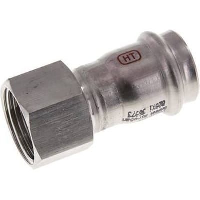 Perskoppeling - 28mm & Rp 1'' Persmof - RVS