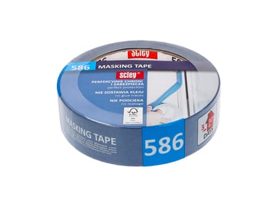 Scley Blauwe SchilderTape 30mm x 33m - Ideaal voor Delicate Oppervlakken