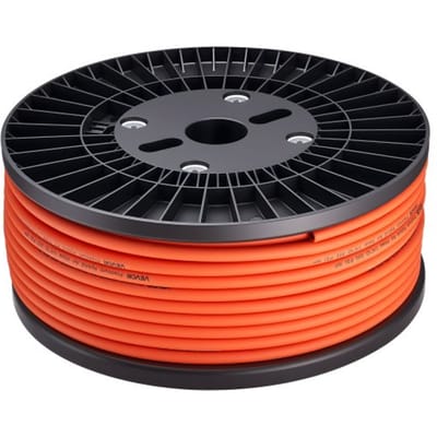 VEVOR persluchtslang, 6,35 mm x 76,2 m hybride luchtslang, 20,6 bar pneumatische slangen met drielaags hybride materiaal voor auto, huis & gebouw, flexibel voor alle weersomstandigheden (exclusief koppelingen)