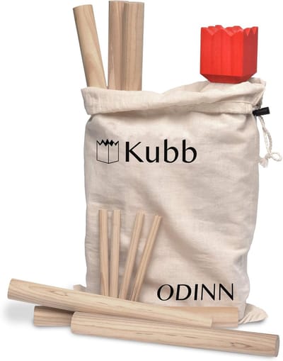 XXL Kubb Spel - Houten Buitenspel voor Kinderen en Volwassenen - Duurzaam en FSC-Gecertificeerd - Perfect voor Groepsactiviteiten