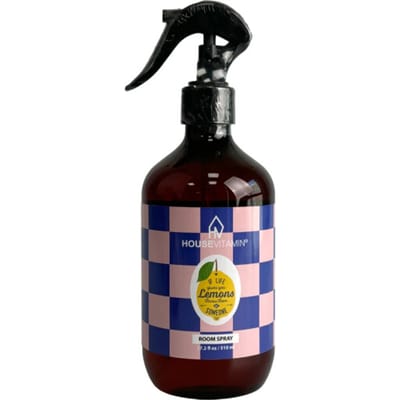 Housevitamin – Roomspray 500 ml – Citroen, Bergamot & Basilicum – Luxe Interieurparfum – Geurboost & Cadeau!