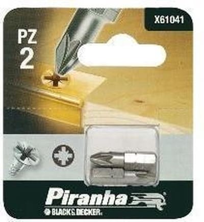 Piranha Pozidriv 2, 25mm X61041