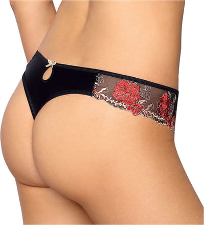 Roza- Sefia- string- zwart S