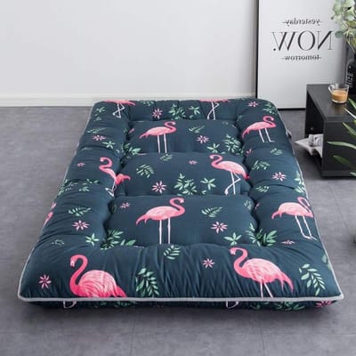 Vloermatras - Tatami kussen - Comfortabel slapen - Opvouwbaar ontwerp - 120x200cm - Flamingo