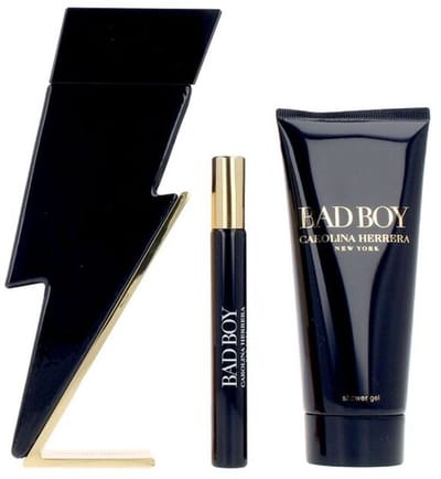Parfumset voor Heren Carolina Herrera BAD BOY 3 Onderdelen