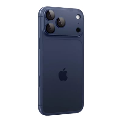 Spigen Camera Lens Protector Geschikt voor Apple iPhone 17 Pro Max - Glas.tR EZ Fit Optik Pro XL - 9H Tempered Glass - Gemakkelijke Installatie - Blauw 1-Pack
