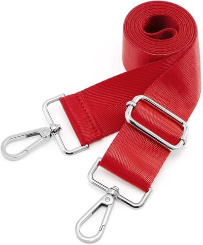 Verstelbare schouderriem voor handtas met zilverachtige gespen, 1,5 inch breed, ideaal als vervangende crossbody riem in effen stijl (S-kleur 4)