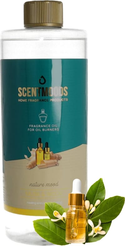 Scentmoods Musk & Hout Geurolie - Geurolie Voor Oliebrander - Etherische Olie - Essentiele Olie - Etherische Olien - 750ml