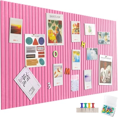 Grote Korken Pinboard van 60 x 40 cm, Vouwbare Fototafel met Zelfklevende Tape, Ideaal voor Creatieve Projecten en Inspiratieborden