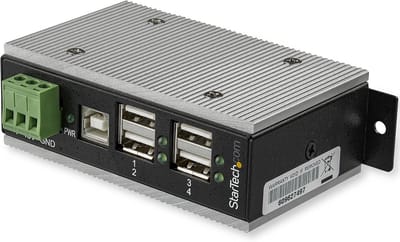 Industriële USB 2.0 Hub met 4 Poorten en ESD Bescherming