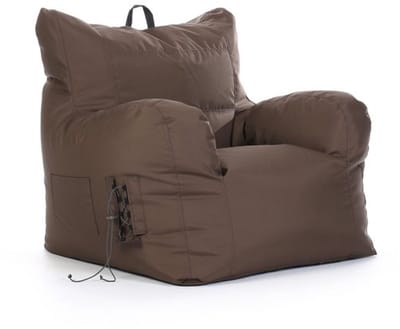 Sit On It Zitzak - Zitbank - Loungebank - Bruin - Comfortabel en Multifunctioneel - Lichtgewicht en Duurzaam