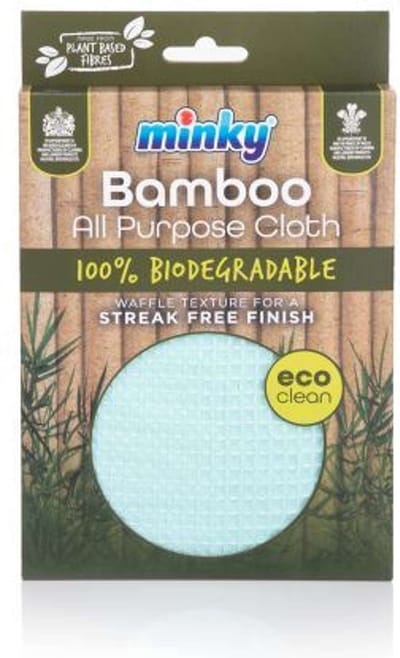 Minky Schoonmaakdoek Bamboe Multifunctioneel Bio Afbreekbaar